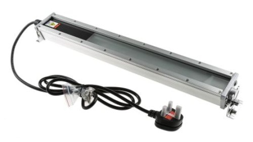 Lampa przemysłowa 24 W 514 mm Liniowe stałe Typ G, brytyjskie BS1363, RS PRO