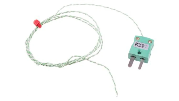 Termopara typ K do +250C kabel 1m IEC