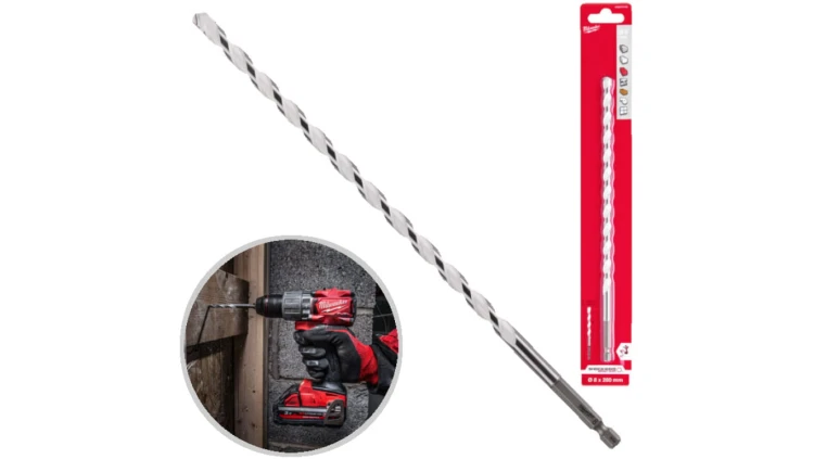 Wiertło uniwersalne 8x200/260mm 1/4 HEX MILWAUKEE