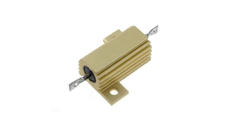 Rezystor drutowy z radiatorem śrubowy 25W 22 Ohm 2-1625971-7