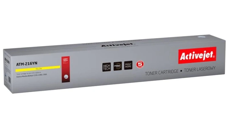 Toner Activejet ATM-216YN (zamiennik Konica Minolta TN216Y Supreme 26000 stron żółty)