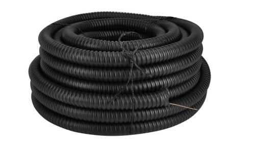 Rura karbowana metalowa w oplocie PVC 26/33 do prowadzenia kabli 25M 4/M/0010541400290011