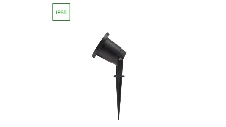 Oprawa ogrodowa wbijana FLORI GU10 ALU IP65 98x145mm czarna