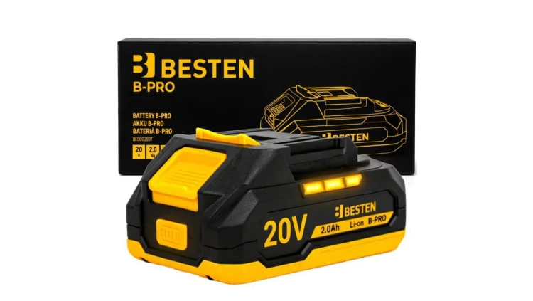 Akumulator Bateria BESTEN B-PRO System Litowo Jonowy 20 V 2.0 Ah Li-Ion