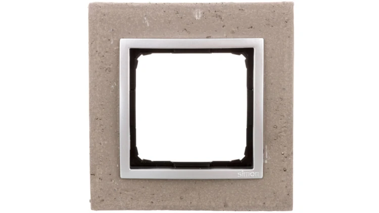 Simon 54 Nature Ramka pojedyncza beton - MOKRA ROBOTA DRN1/96