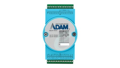 Moduł zdalnych We/Wy_AI OPC UA i zabezpieczeń ADAM-6317-A1