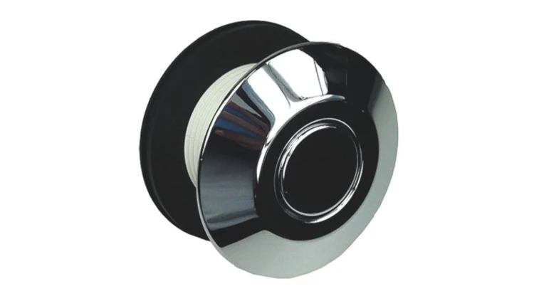 Chrome Air Switch Push Button 42 to 45mm