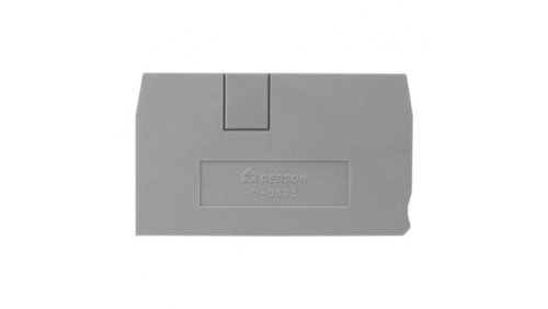 Płytka końcowa do złączki szynowej 2.5mm2 DS2.5 DGN 4036