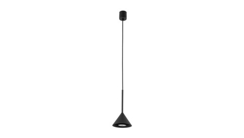 Lampa wisząca czarny stożek średnica 12cm CONO BLACK MINI 1 10304 TK Lighting