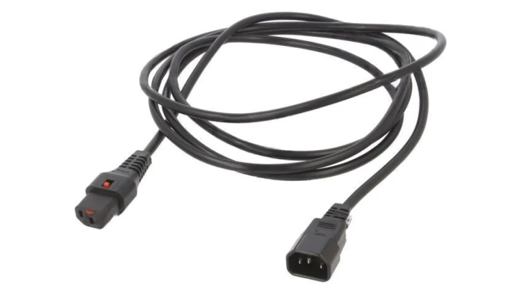 Kabel IEC C13 żeński, IEC C14 męski 3m z blokadą IEC LOCK IL13-C14-H05-3100-300