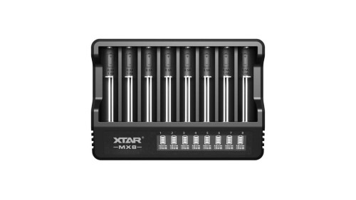 Ładowarka do akumulatorów Li-ion 3,6V / 3,7V / 1,5V oraz 1,2V Ni-MH XTAR MX8