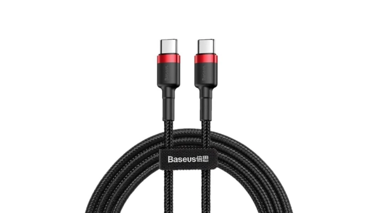 Kabel przewód USB-C PD 2.0 100cm Baseus Cafule CATKLF-G91 Quick Charge 3.0 3A z obsługą szybkiego ładowania 60W