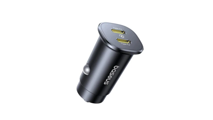 Baseus C00072300123-01 30W szybka ładowarka samochodowa 2x USB-C