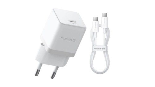Baseus Palm P10111605213-01 30W szybka ładowarka sieciowa z gniazdem USB-C PD 3.0 PPS + kabel 1m