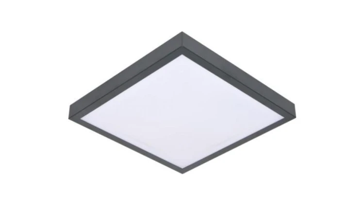 Plafon Vital kwadrat 2*E27 antracyt RAL 7016