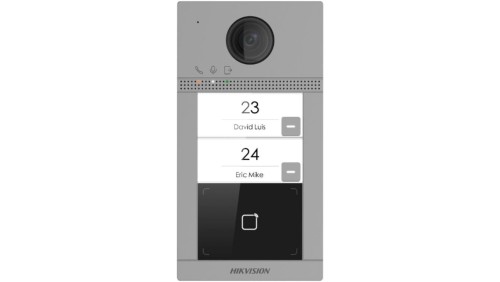 Stacja bramowa IP 2-przyciskowa DS-KV8213-WME1(C)/Flush