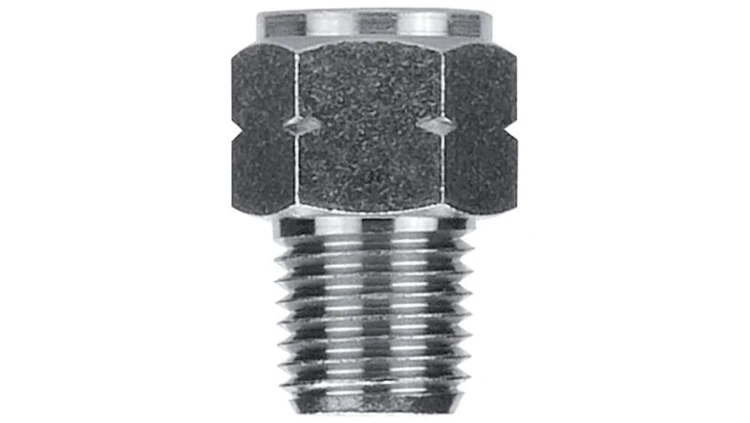 Adapter gwintowany typu przejściówka, 150 bar, złącze A: NPT 1/8 złącze B: G 1/8 Mosiądz 176-1113 /10szt./