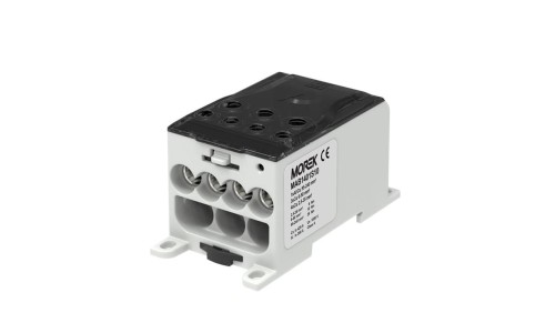 Blok dystrybucyjny - rozdzielczy OJL400A czarny we:1xAL/CU 95-240mm2 wy: 3x6-50mm2 4x2,5-35mm 1000V MAB1401S10