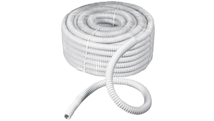 Rura spiralna wysokoelastyczna szara PVC fi16 ECGFE16 /30m/
