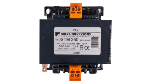 Transformator 1-fazowy bezpieczeństwa STM 250 230/ 24V 10,4A, Ta 40, 16224-9920