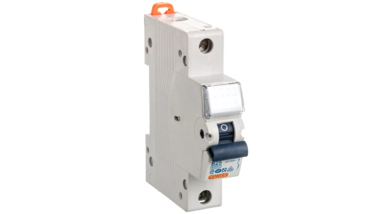 Wyłącznik nadprądowy 1P B 25A 6kA GW92209 /opak. 6/