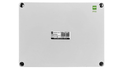 INDUSTRIAL Puszka hermetyczna n/t 220x170x107 IP65 szara 2717-00