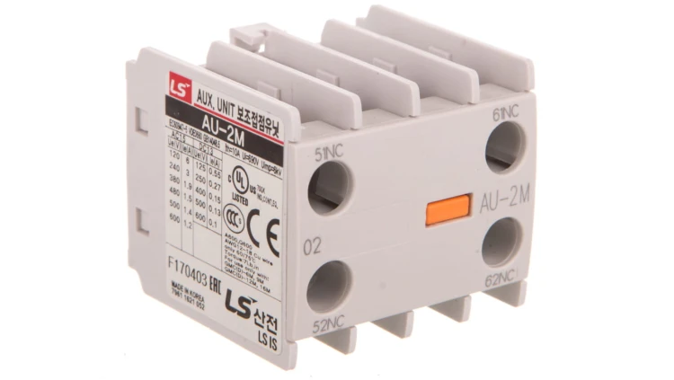Styki pomocnicze przednie 2r AU-2M 2b