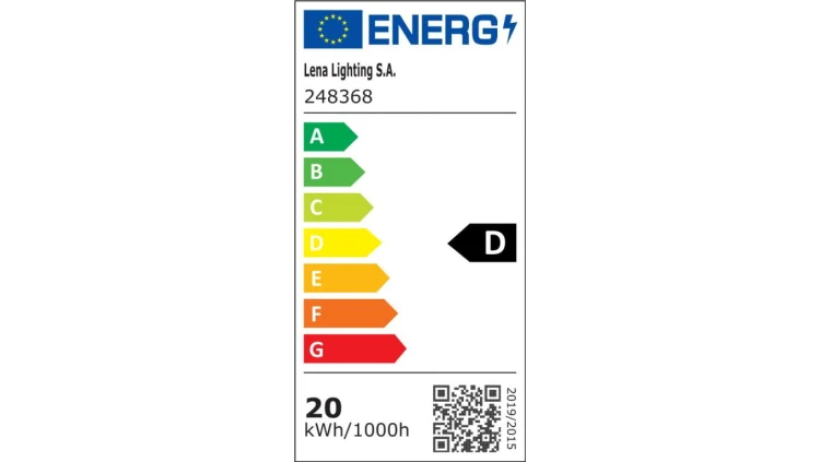 Oprawa warsztatowa MAGNUM FUTURE SMD LED 20W z gniazdem - kąt świecenia 120 248368