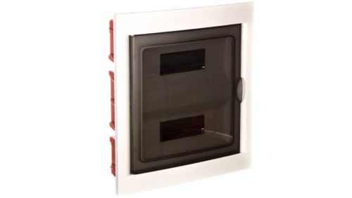 Rozdzielnica modułowa 2x12 podtynkowa drzwi transp. seria 630B IP40 320x388x80 biała EC63024B