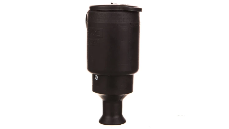 Gniazdo przenośne b/u 16A 250V IP44 czarne GN-H1