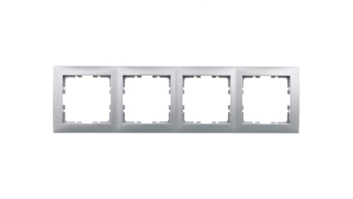 Berker B.Kwadrat Ramka poczwórna aluminium 5310148994