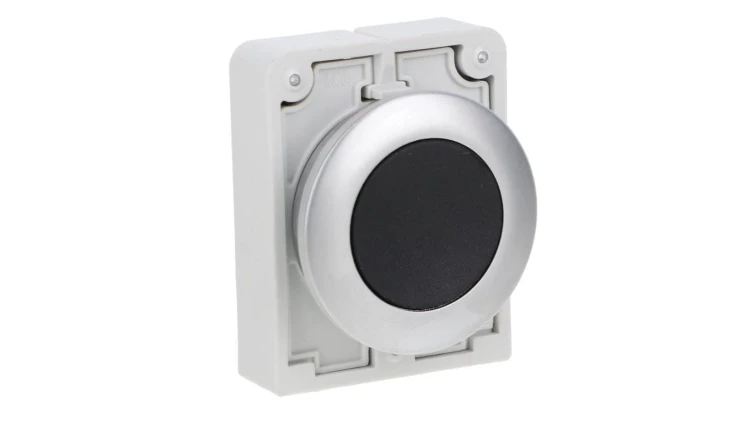 Napęd przycisku 30mm płaski czarny z samopowrotem M30C-FD-S 182959