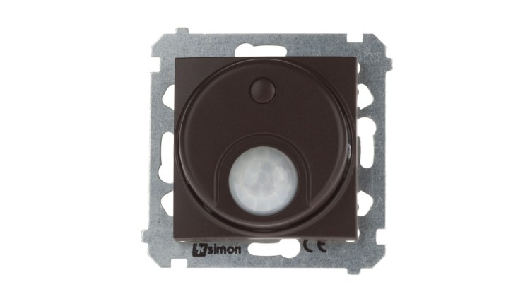 Simon 54 Łącznik z czujnikiem ruchu 20-500W brąz mat DCR10T.01/46