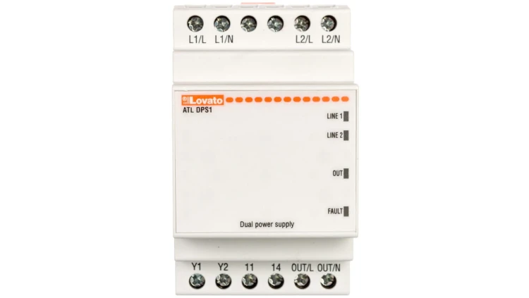 Układ podwójnego zasilania jednofazowego 110/230V AC 50/60Hz ATLDPS1