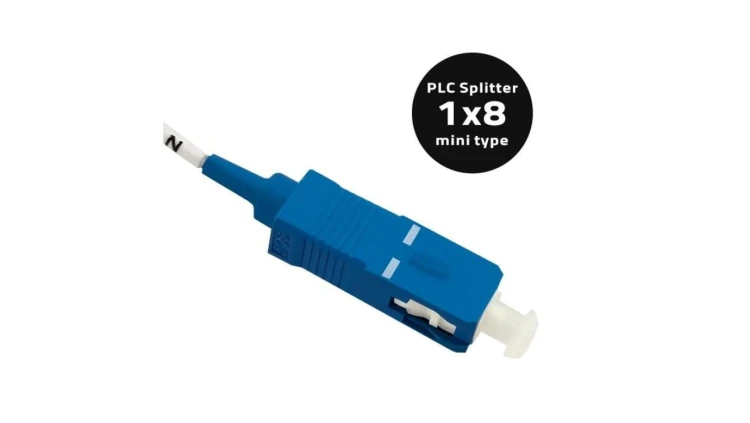 Qoltec Splitter 1x8 SC/PC - SC/PC G.657A Singlemode 0.9 mm