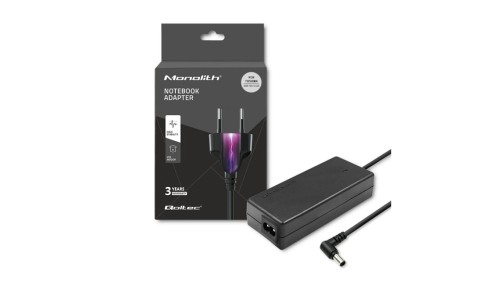 Qoltec Zasilacz do laptopa Toshiba 65W 19V 3.42A 5.5*2.5 +kabel zasilający