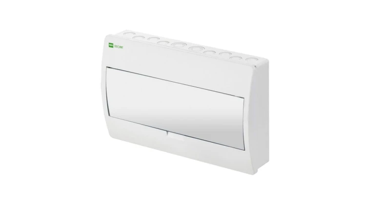 Rozdzielnica modułowa Elegant 1x18 natynkowa IP40 N+PE drzwi białe 2404-00