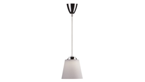 Lampka Nocna VT-1036 7W 360lm Chrom + Biały Abażur 8505