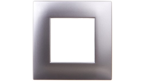 DANTE Ramka pojedyncza tworzywo lakierowane INOX 454181