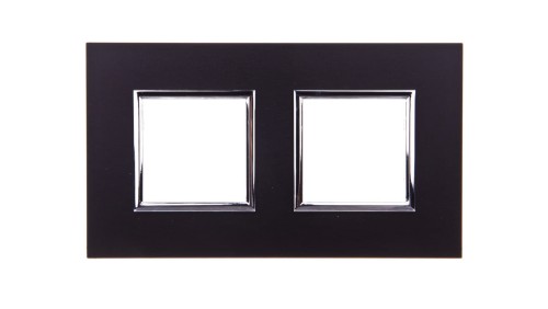 DANTE Ramka podwójna aluminium anodyzowane ONYX 4590282