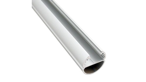Profil led Oval 2m anodowany (drążek na wieszaki do szaf z możliwością zamontowania taśmy led) 92030020
