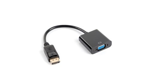 Adapter DisplayPort 1.1 - VGA 0,1m czarny AD-0002-BK