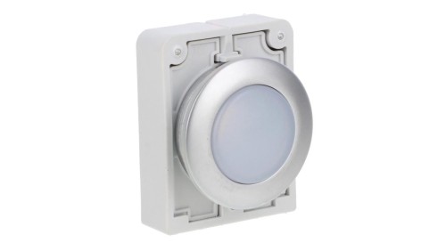 Główka lampki sygnalizacyjnej 30mm płaska biała M30C-FL-W 183287