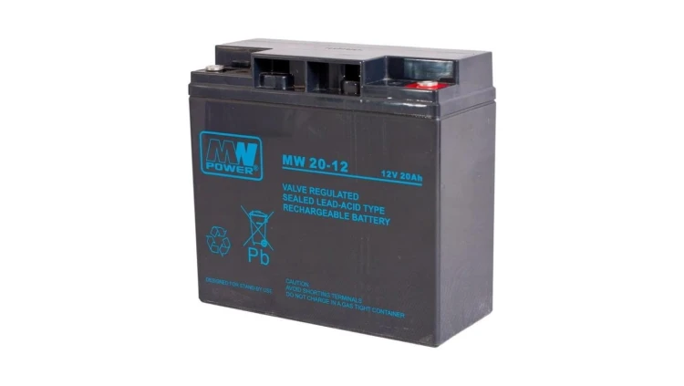 Akumulator AGM 12V 20Ah (181x77x167mm) MW 20-12