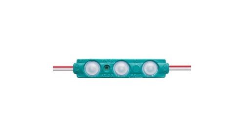 Moduł 160st 3 led 2835 0,72W zielony 12VDC