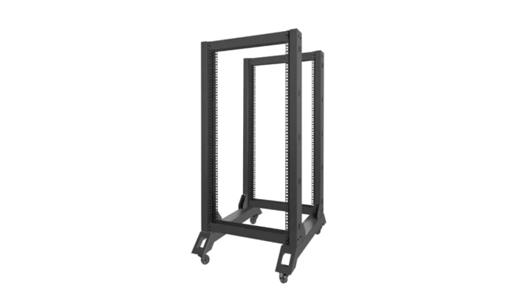 Stojak instalacyjny OPEN RACK 19 LANBERG 22U 600x800 czarny OR01-6822-B