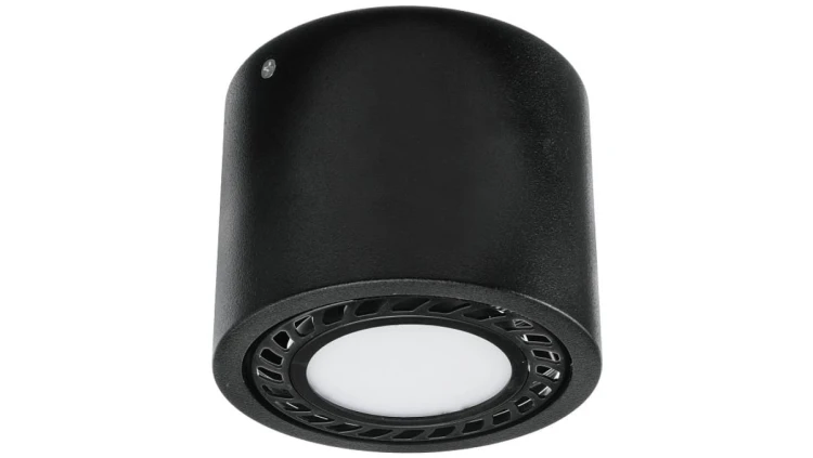 Oprawa sufitowa OVAL-MINI AR111 czarna black natynkowa