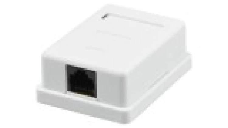 Gniazdo UTP kat.5e 1 x RJ45 kompletne NT CU.GN.00139