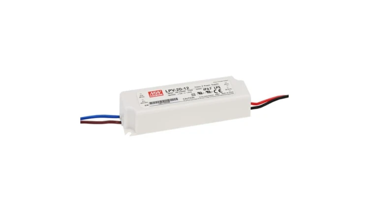 Zasilacz led Mean Well LPV-20-12 20W 12V LED ip67