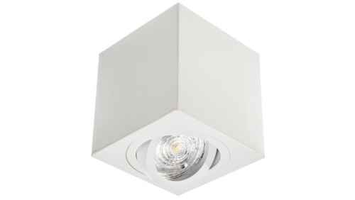 Oprawa kwadrat CUBE Gu10 biała sufitowa natynkowa